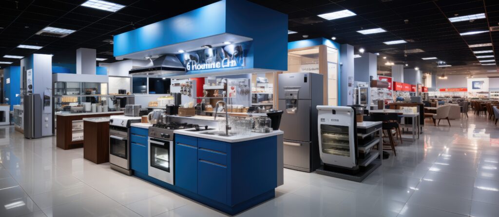 refrigerators, heaters and washing machines at premium home appliances stores